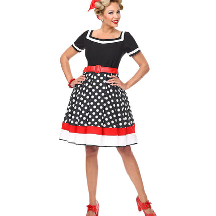 Widmann SRL Jaren 50 jurk Dolly blauw