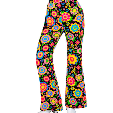 Widmann SRL Jaren 70 broek bloemenfeest dames