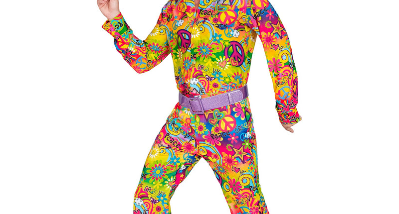 Widmann SRL Jaren 70 broek love&peace heren