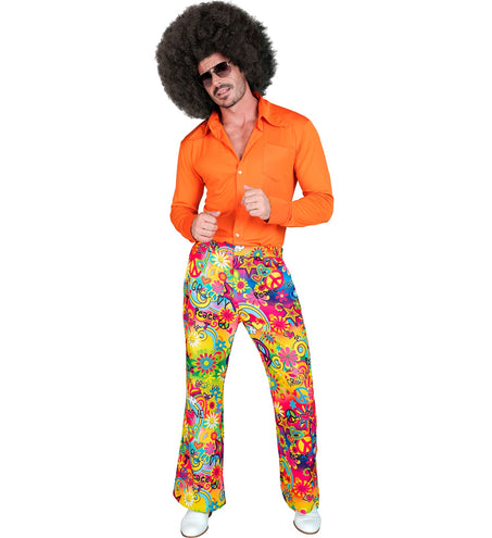 Widmann SRL Jaren 70 broek love&peace heren