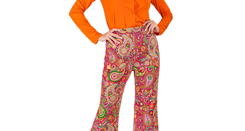 Widmann SRL Jaren 70 broek paisley dames