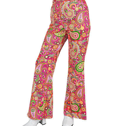 Widmann SRL Jaren 70 broek paisley dames