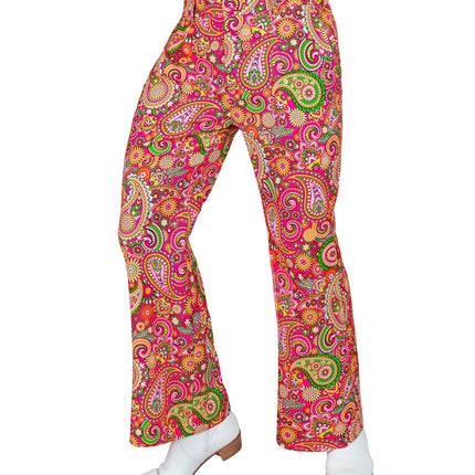 Widmann SRL Jaren 70 broek paisley heren