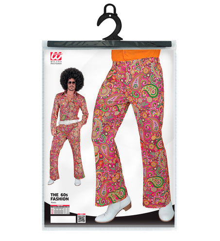 Widmann SRL Jaren 70 broek paisley heren