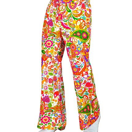 Widmann SRL Jaren 70 broek peace party heren