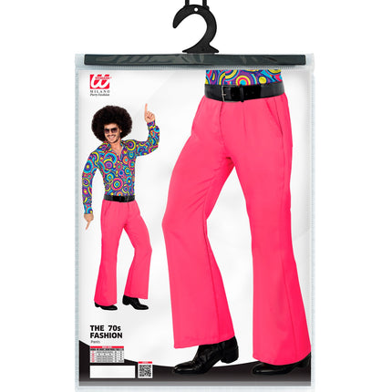 Widmann SRL Jaren 70 broek roze