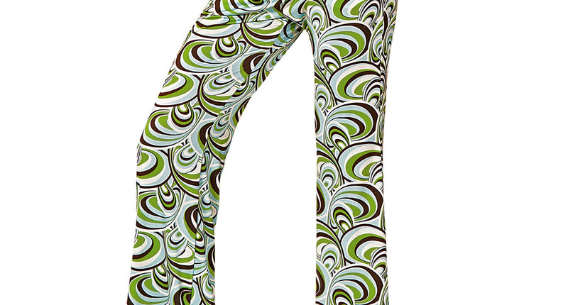 Widmann SRL Jaren 70 disco broek Groovy waves