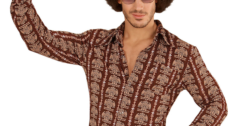 Widmann SRL Jaren 70 disco hemd Groovy Old school