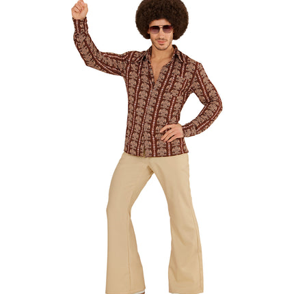 Widmann SRL Jaren 70 disco hemd Groovy Old school