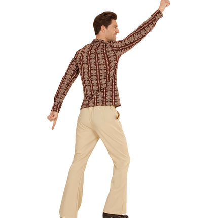 Widmann SRL Jaren 70 disco hemd Groovy Old school