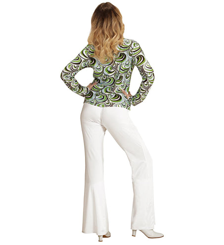 Widmann SRL Jaren 70 discoshirt Groovy Waves