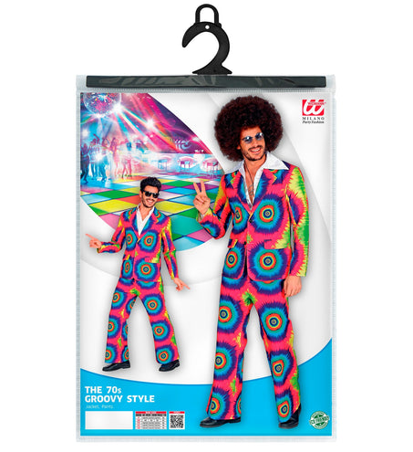 Widmann SRL Jaren 70 groovy kostuum kringen