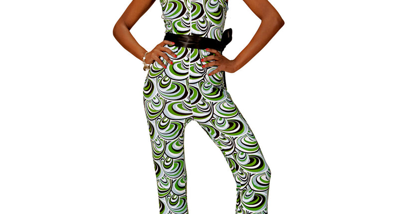 Widmann SRL Jaren 70 jumpsuit groovy waves