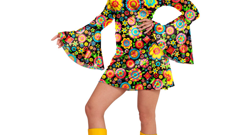 Widmann SRL Jaren 70 jurk bloemenfeest