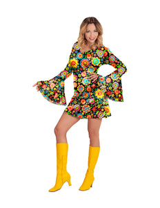 Widmann SRL Jaren 70 jurk bloemenfeest