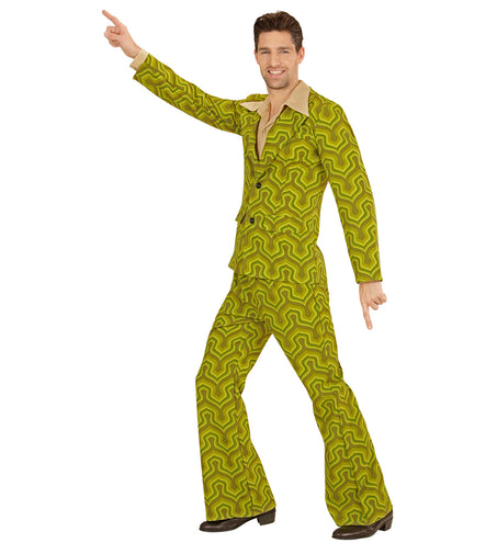 Widmann SRL Jaren 70 kostuum groovy groen