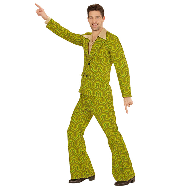 Widmann SRL Jaren 70 kostuum groovy groen