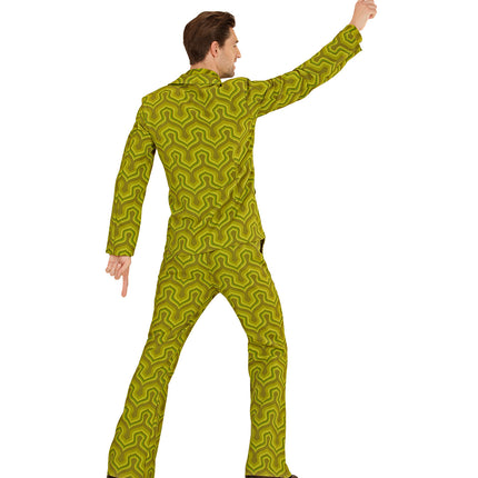 Widmann SRL Jaren 70 kostuum groovy groen