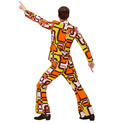 Widmann SRL Jaren 70 kostuum groovy vlakken