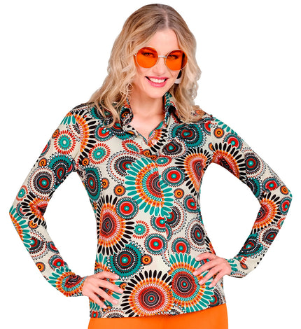 Widmann SRL Jaren 70 shirt vintage dames