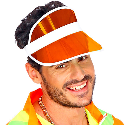 Widmann SRL Jaren 80 zonneklep oranje