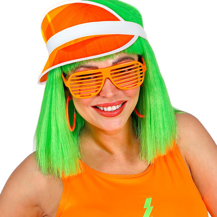 Widmann SRL Jaren 80 zonneklep oranje