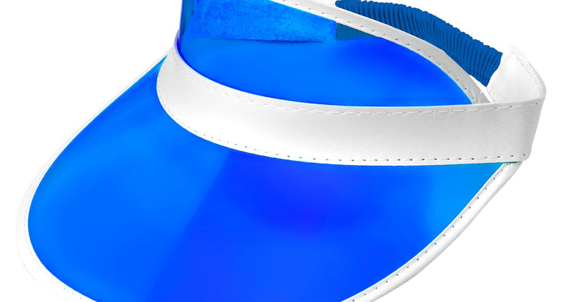 Widmann SRL Jaren 80's zonneklep blauw