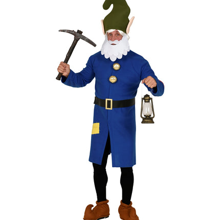 Widmann SRL Kabouter pak blauw volwassenen