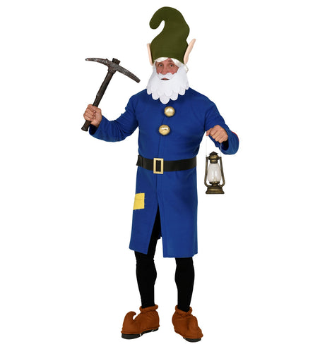 Widmann SRL Kabouter pak blauw volwassenen