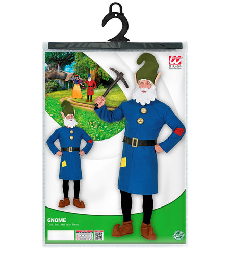 Widmann SRL Kabouter pak blauw volwassenen