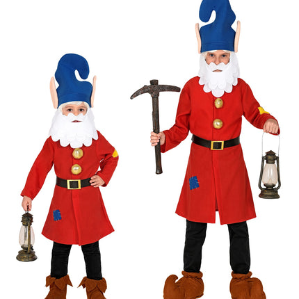 Widmann SRL Kabouter pak kinderen Bonkel