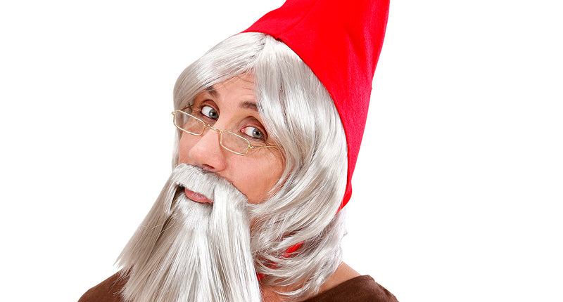 Widmann SRL Kabouter pruik met baard en muts