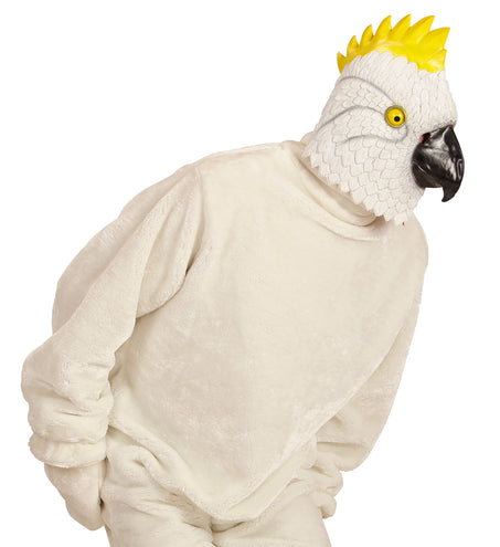 Widmann SRL Kaketoe papegaai masker voor party's