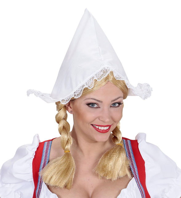 Widmann SRL Kanten muts boerinnenkapje Hollandse meid