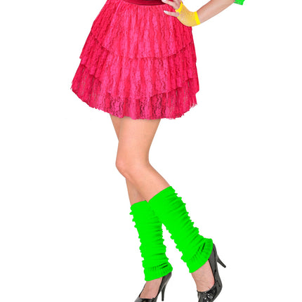 Widmann SRL Kanten Rokje Neon Rose