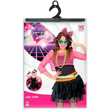 Widmann SRL Kanten Rokje Zwart