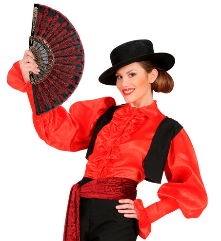 Widmann SRL Kanten waaier rood