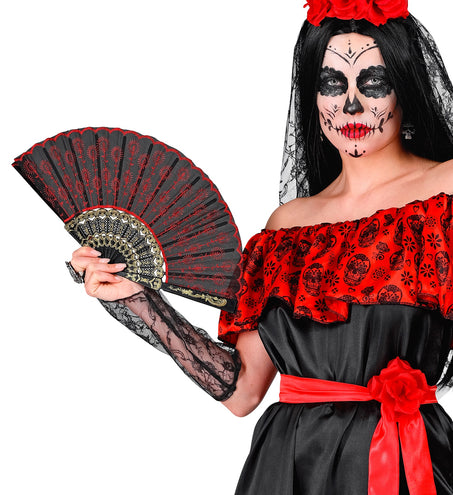 Widmann SRL Kanten waaier rood