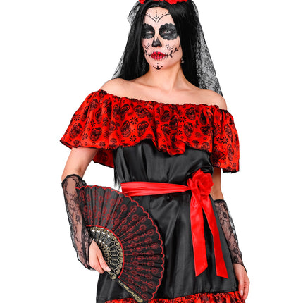 Widmann SRL Kanten waaier rood