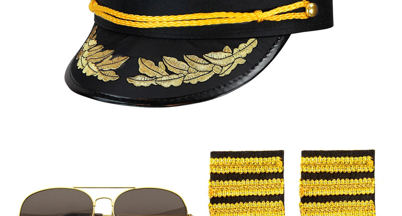 Widmann SRL Kapitein verkleedset wit