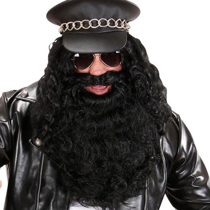 Widmann SRL Kapiteinsbaard zwart piraat