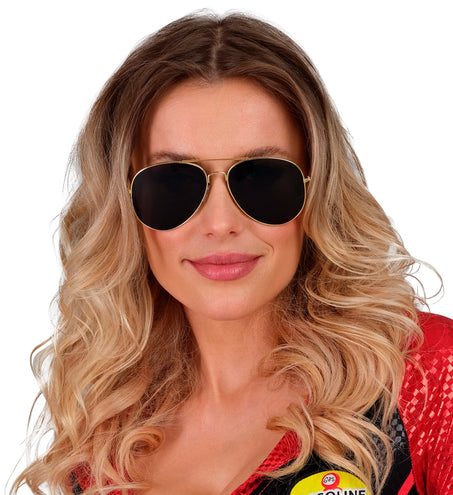 Widmann SRL Karakterbril met zwarte glazen