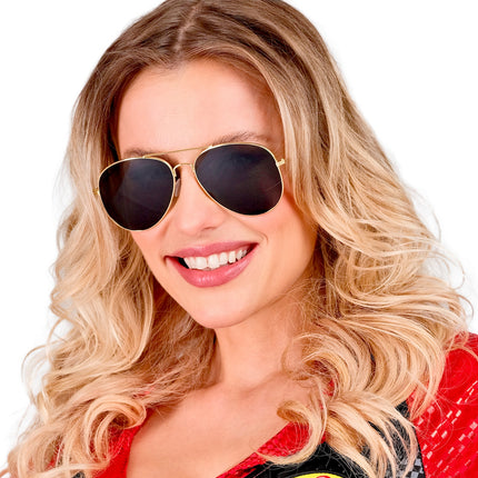 Widmann SRL Karakterbril met zwarte glazen