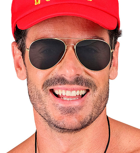 Widmann SRL Karakterbril met zwarte glazen