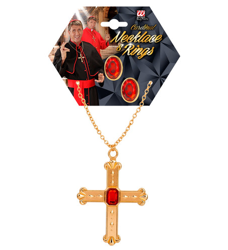 Widmann SRL Kardinaal paus kruis met ringen