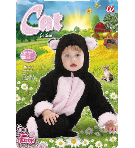 Widmann SRL Kattenpak onesie kinderen