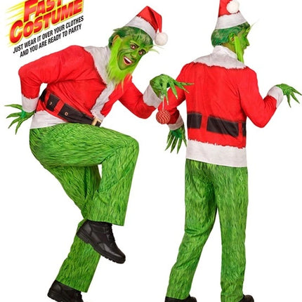 Widmann SRL Kerst monster kostuum Grinch