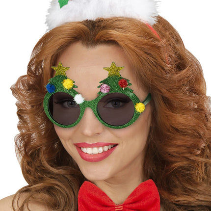 Widmann SRL Kerstboom bril voor kerstmis