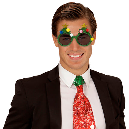 Widmann SRL Kerstboom bril voor kerstmis