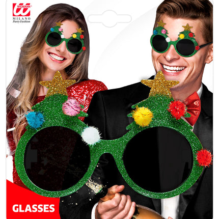 Widmann SRL Kerstboom bril voor kerstmis